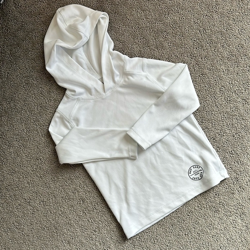 GAP Toddler Hoodie Swim Rash Guard Shirt Size 4